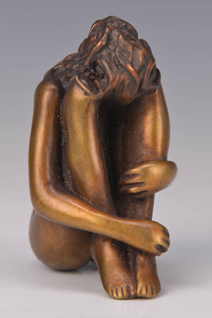 Bruno Bruni, geb. 1935 Gradara, Mignon, Bronze, signiert und nummeriert CCXXXVI/D, H. ca. 8 cm