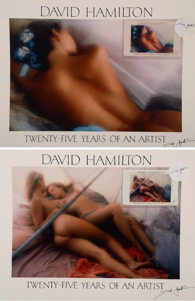 Detail c: David Hamilton, geb. 1933, Konvolut aus 10 Fotografien mit Telefonkarten, drucksigniert und rückseitig alle nummeriert Auflage 10.000, je ca. ...