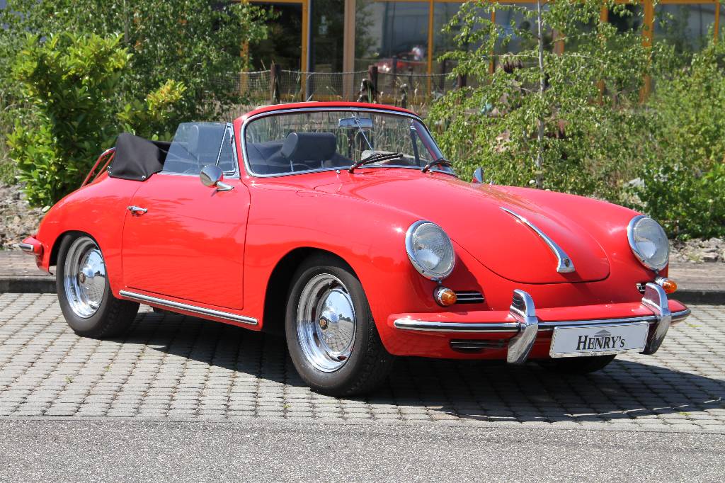 Porsche 356 B Super 90 Cabriolet, EZ 07.1963, 1. Hand (in Deutschland), Laufleistung ca. 84.707 km abgelesen, 66 KW/ 90 PS, TÜV bis 07.2017, 1997 ...
