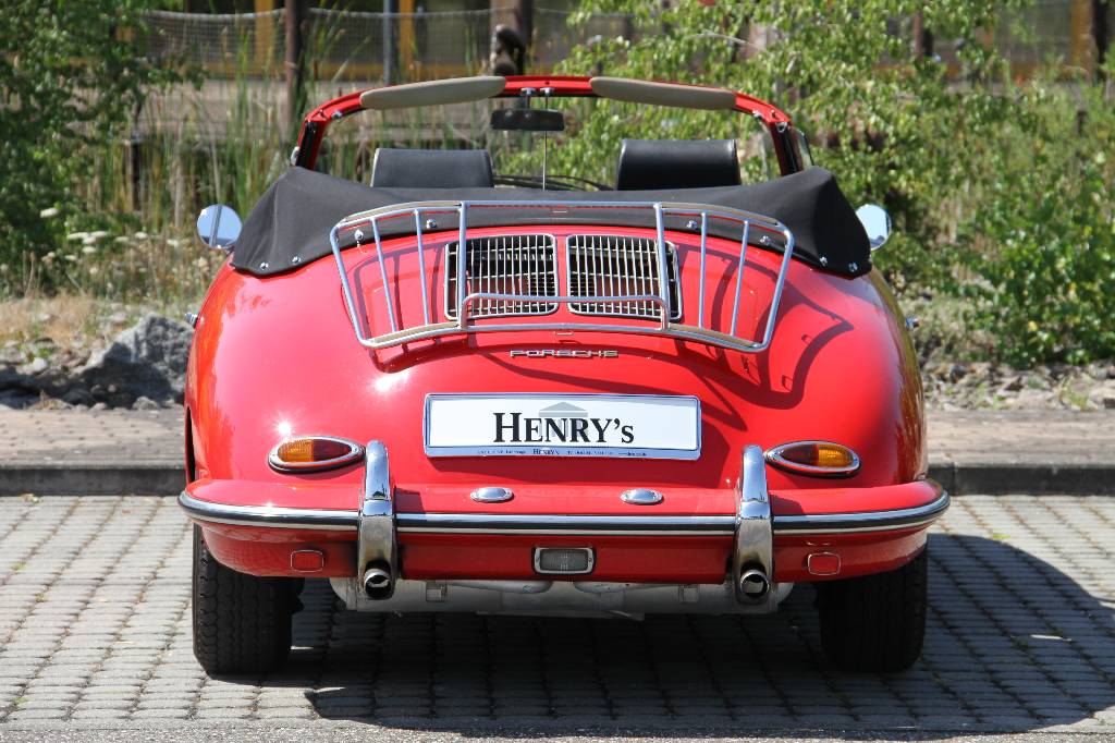 Detail a: Porsche 356 B Super 90 Cabriolet, EZ 07.1963, 1. Hand (in Deutschland), Laufleistung ca. 84.707 km abgelesen, 66 KW/ 90 PS, TÜV bis 07.2017, 1997 ...