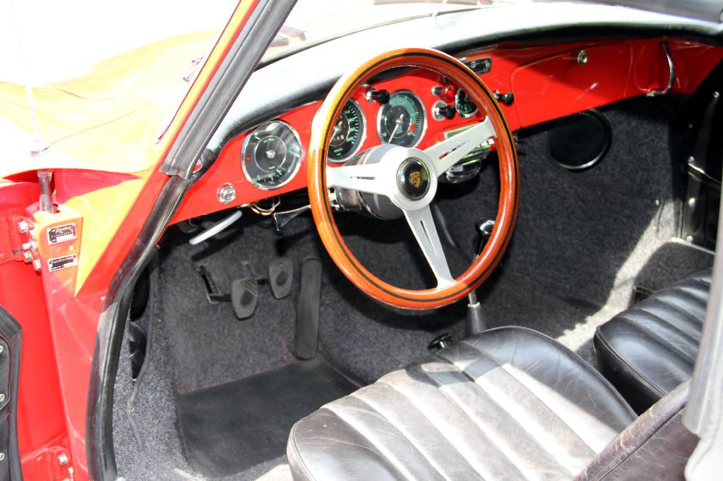 Detail c: Porsche 356 B Super 90 Cabriolet, EZ 07.1963, 1. Hand (in Deutschland), Laufleistung ca. 84.707 km abgelesen, 66 KW/ 90 PS, TÜV bis 07.2017, 1997 ...