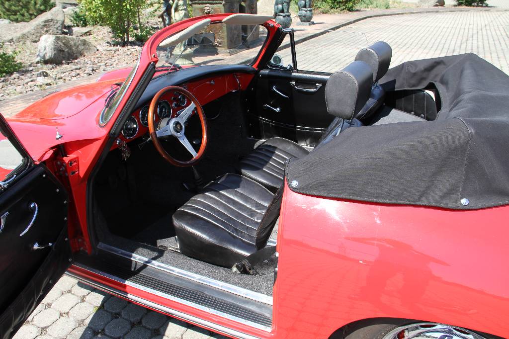Detail e: Porsche 356 B Super 90 Cabriolet, EZ 07.1963, 1. Hand (in Deutschland), Laufleistung ca. 84.707 km abgelesen, 66 KW/ 90 PS, TÜV bis 07.2017, 1997 ...