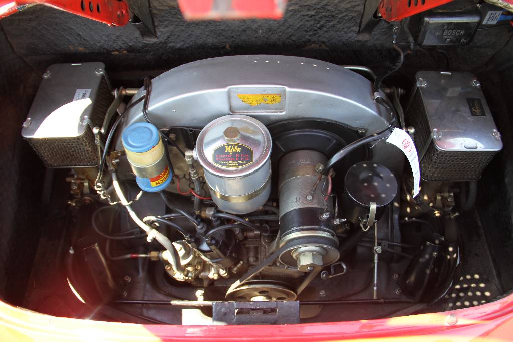 Detail f: Porsche 356 B Super 90 Cabriolet, EZ 07.1963, 1. Hand (in Deutschland), Laufleistung ca. 84.707 km abgelesen, 66 KW/ 90 PS, TÜV bis 07.2017, 1997 ...