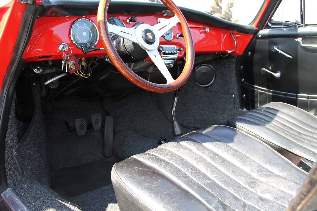 Detail h: Porsche 356 B Super 90 Cabriolet, EZ 07.1963, 1. Hand (in Deutschland), Laufleistung ca. 84.707 km abgelesen, 66 KW/ 90 PS, TÜV bis 07.2017, 1997 ...