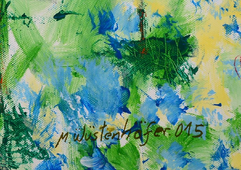 Detail a: Markus Wüstenhöfer, geb. 1971 Mannheim, zahlreiche regionale Ausstellungen, z.B. Diakonissen-Krankenhaus Mannheim-Lindenhof, seit 26 Jahren aktiv, ...