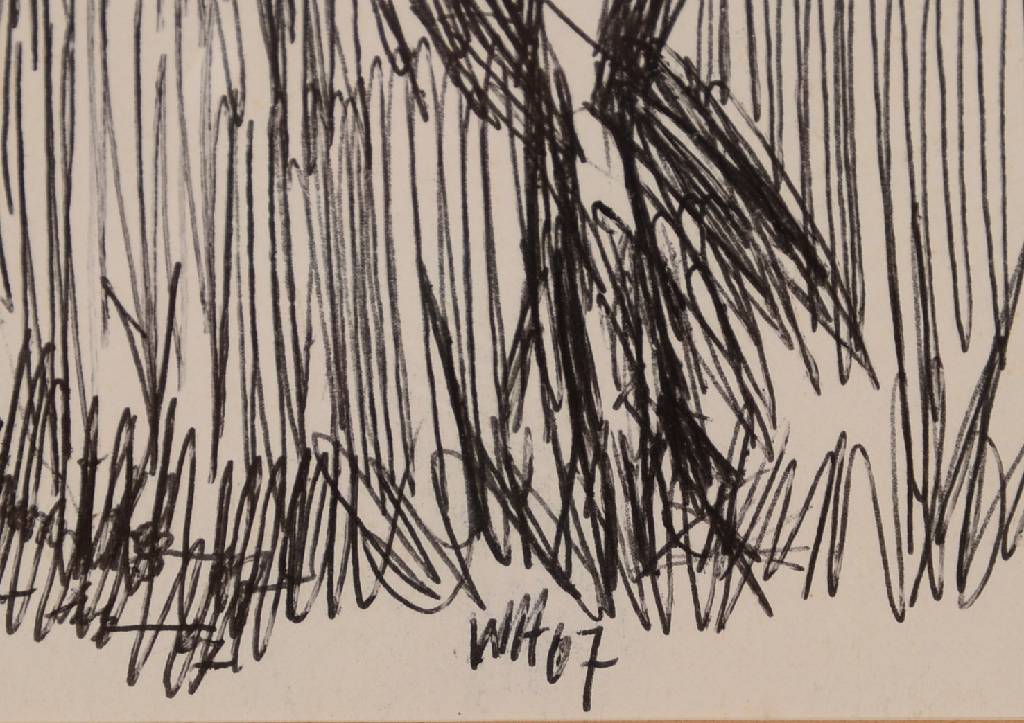 Detail a: Werner Holz, 1948 Grünstadt-1991 Ludwigshafen, Studium an der Fachhochschule für Grafik in Mainz, der grafischen Akademie München und der Freien ...