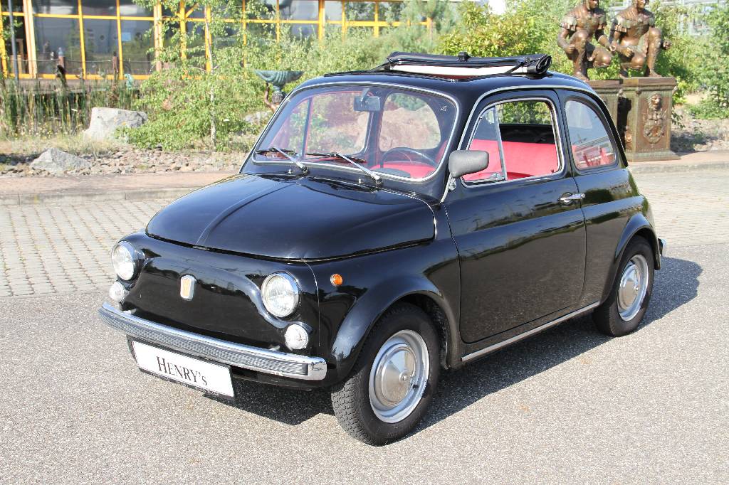 Fiat 500L, EZ 07.1970, 2. Hand, Laufleistung ca. 10.482 km (laut Einlieferer Original), 13 KW/27 PS, H-Kennzeichen, TÜV bis 04/2017, Schaltgetriebe, ...