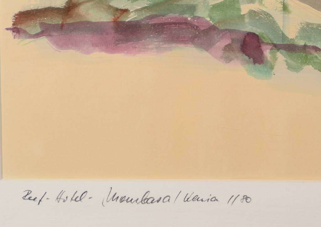 Detail b: Eugeniusz Zygfryd Olszewski, 1924-2011, urspr. Architekt, 1980 Übersiedlung nach Italien, mehrere Ausstellungen als Maler in der Schweiz und ...