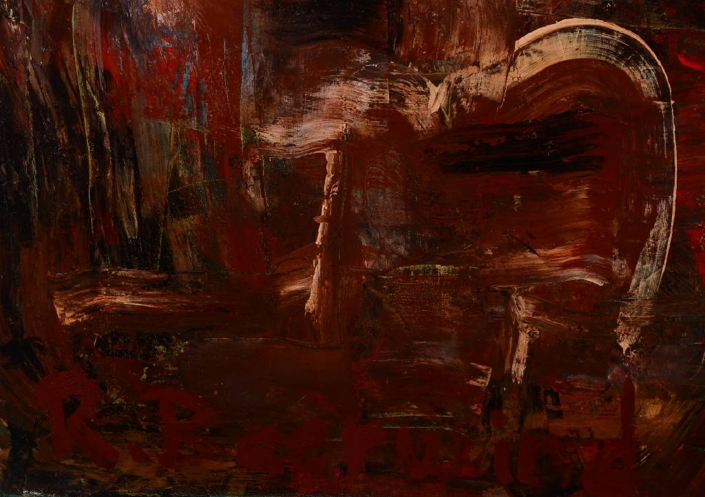 Detail a: Rudi Baerwind, 1910-1982, Öl/Lwd, links unten signiert, rückseitig Klebereste, ca. 100x100 cm