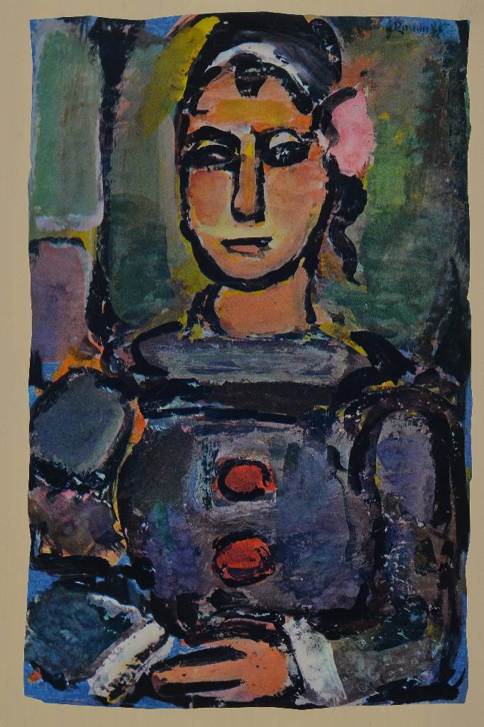 Georges Rouault, 1871-1958, Konvolut aus zwei Farblithographien auf Velin d´Arches, "Pierrot blanc" und "Pierrot noir", WVZ ...