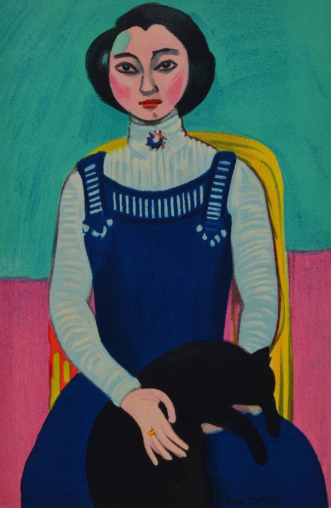 Detail b: Henri Matisse, 1869-1954, Konvolut aus vier Farblithographien unter Aufsicht des Künstlers, Edition A. Sauret, Mourlot Paris 1954, Blattgr. ca. ...