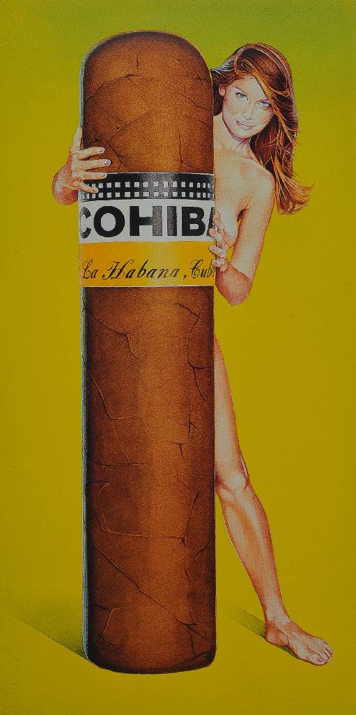 Detail a: Mel Ramos, geb. 1935 Sacramento, Konvolut aus zwei Farboffsets, Hav-a-Havanna 6 und Hav-a-Havanna 37, nach den Originalen, New York 2004, Blattgr. ...
