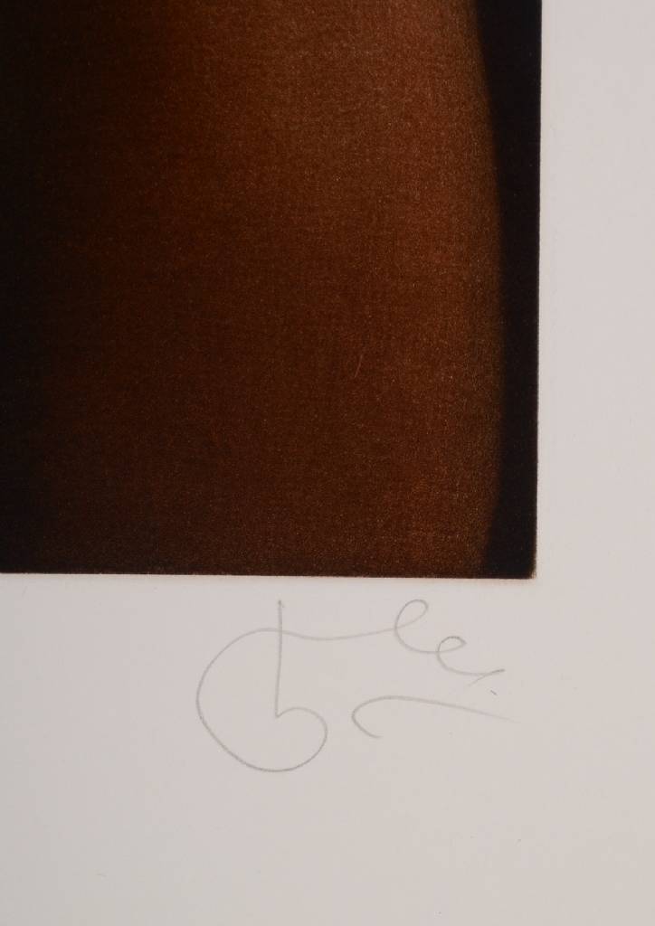 Detail a: Willi Kissmer, geb. 1951 Duisburg, Langer Halbakt 6, Radierung, handsigniert, num. 230/250, ca. 69.5x19.5cm