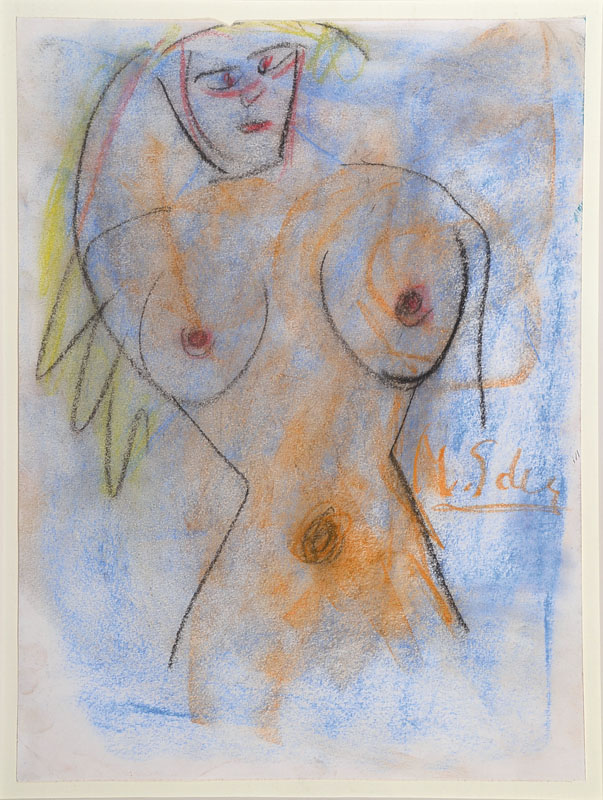 Michael Schauer, geb. 1935 München, Konvolut aus Zeichnungen, Pastellkreide/Papier, Aktzeichnungen, je signiert, ca. 39x31 cm, je unter Glas gerahmt
