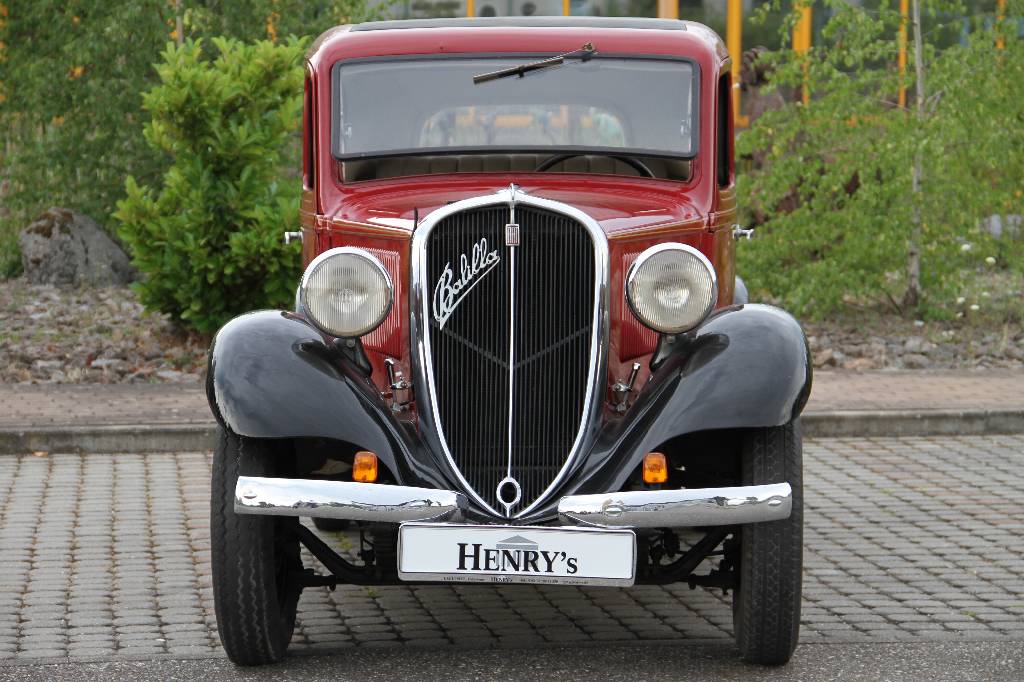 Detail a: Fiat 508 S Balilla, EZ 10.1934, Laufleistung46.442 km abgelesen, 22 KW/ 30 PS, Schaltgetriebe, rot/schwarz, Stoffsitze in grau, spanische Papiere, ...