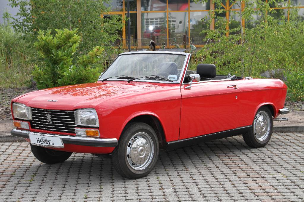 Detail a: Peugeot 304 B Cabriolet, EZ 03.1972, Laufleistung 19.375 km abgelesen, 48 KW/ 65 PS, H-zulassungsfähig, 4-Gang Schaltgetriebe, rot, Kunstleder ...