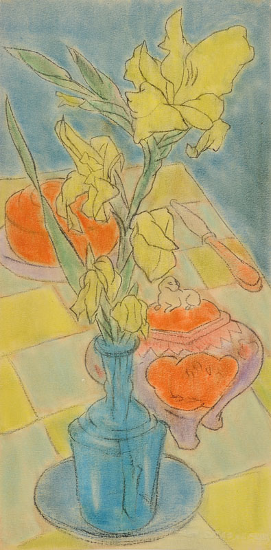 Franziskus Dellgruen, 1901-1984, studierte zunächst in Köln, dann an der Akademie Dresden bei Robert Sterl, 1928-31 Meisterschüler von Max Slevogt ...