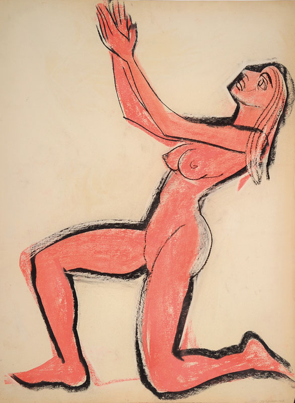Franziskus Dellgruen, 1901-1984, studierte zunächst in Köln, dann an der Akademie Dresden bei Robert Sterl, 1928-31 Meisterschüler von Max Slevogt ...