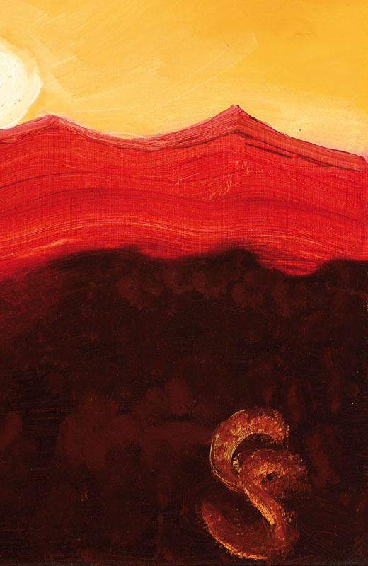 Detail a: Zeitgenössischer Monogrammist GS, Baum in der Savanne, Öl/Lwd, rechts unten monogrammiert, ca. 80x60cm, Rahmen