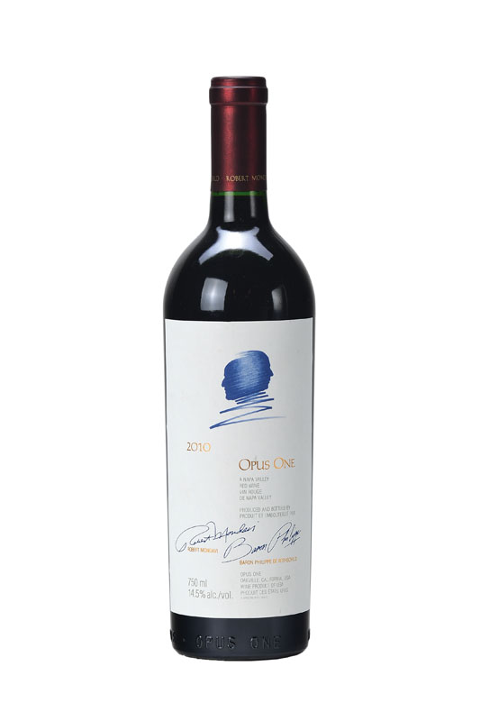 1 Flasche 2010 Robert Mondavi Opus One, Napa Valley, Baron Philippe de Rothschild, ca.75 cl, high fill, unverkostet, sehr guter Erhaltungszustand, ...