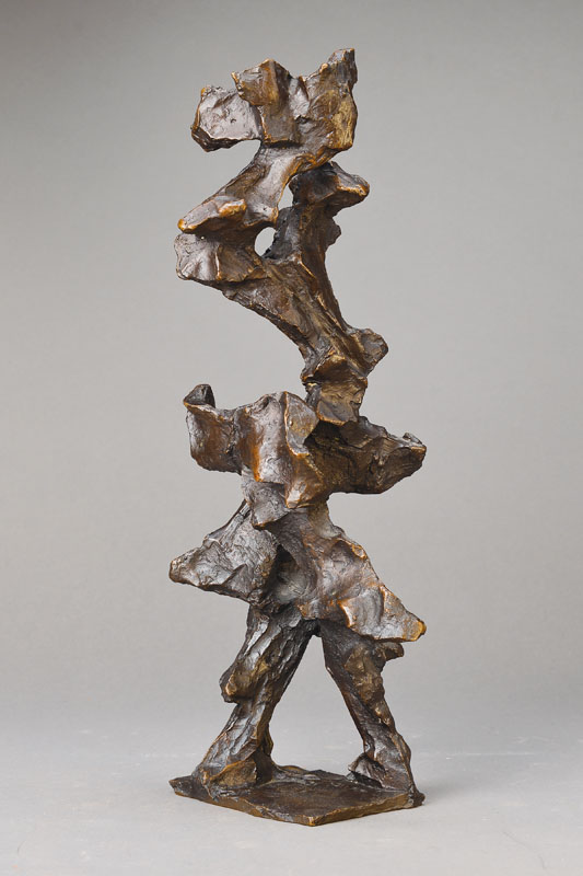 Andreas Urteil, 1933-1963, Bronzeskulptur, Figur gedreht, signiert, auf der Unterseite nummeriert 376/1000, Stempel Venturi Arte, Euro Art, H. ca. 45 ...