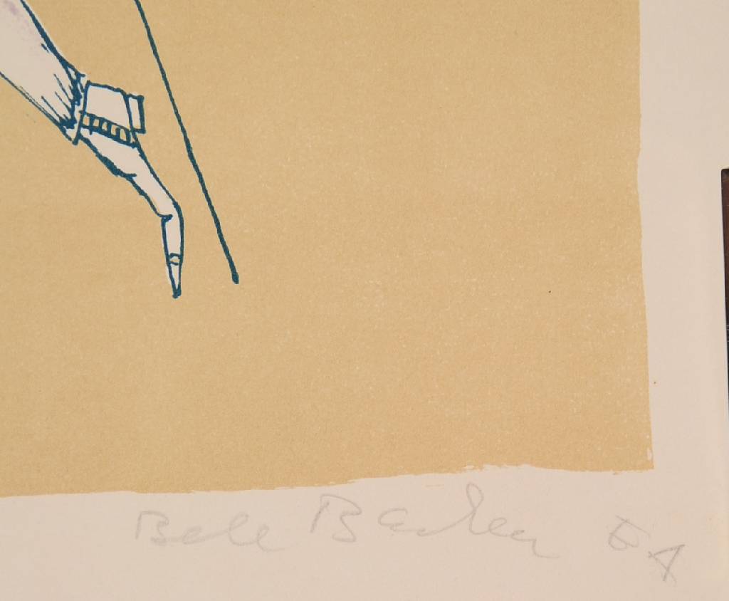 Detail a: Bele Bachem, 1916-2005, Ausflug ins Gebirge, Lithographie, handsign. und num. e.a., betitelt, Blattgr. ca. 62,5x45 cm
