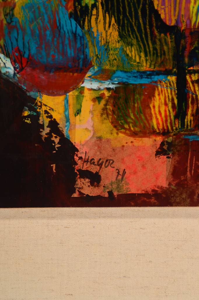Detail a: Hedwig Hayoz-Häfeli, geb. 1935, Öl/Holz, u. mittig sign., dat. 74, ca. 73x49 cm, Rahmen