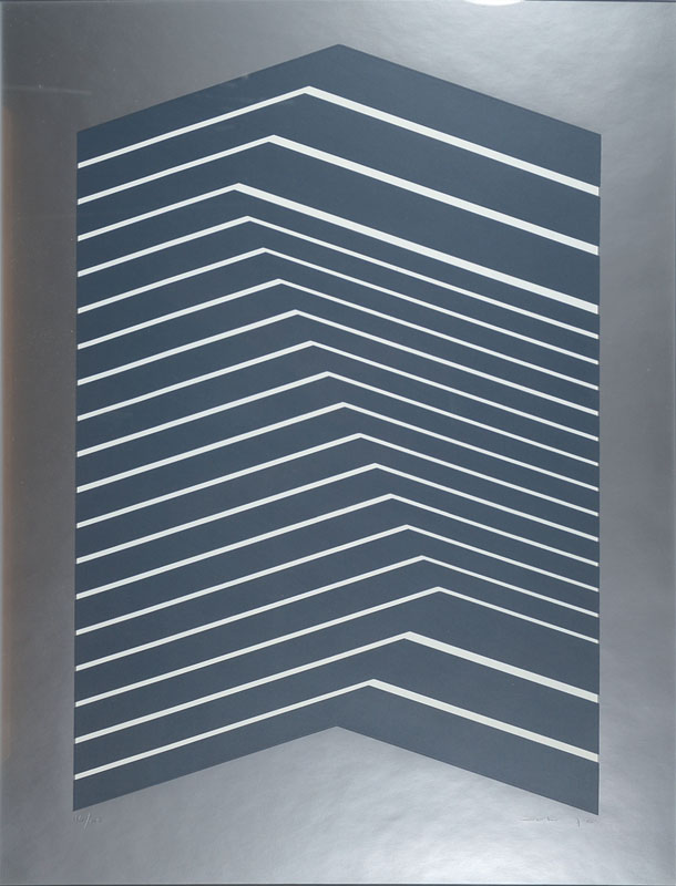 Leo Erb, 1923-2012, Serigraphie, sign. und num. 46/50, dat. 72, ca. 64,5x49,5 cm, unter Glas gerahmt