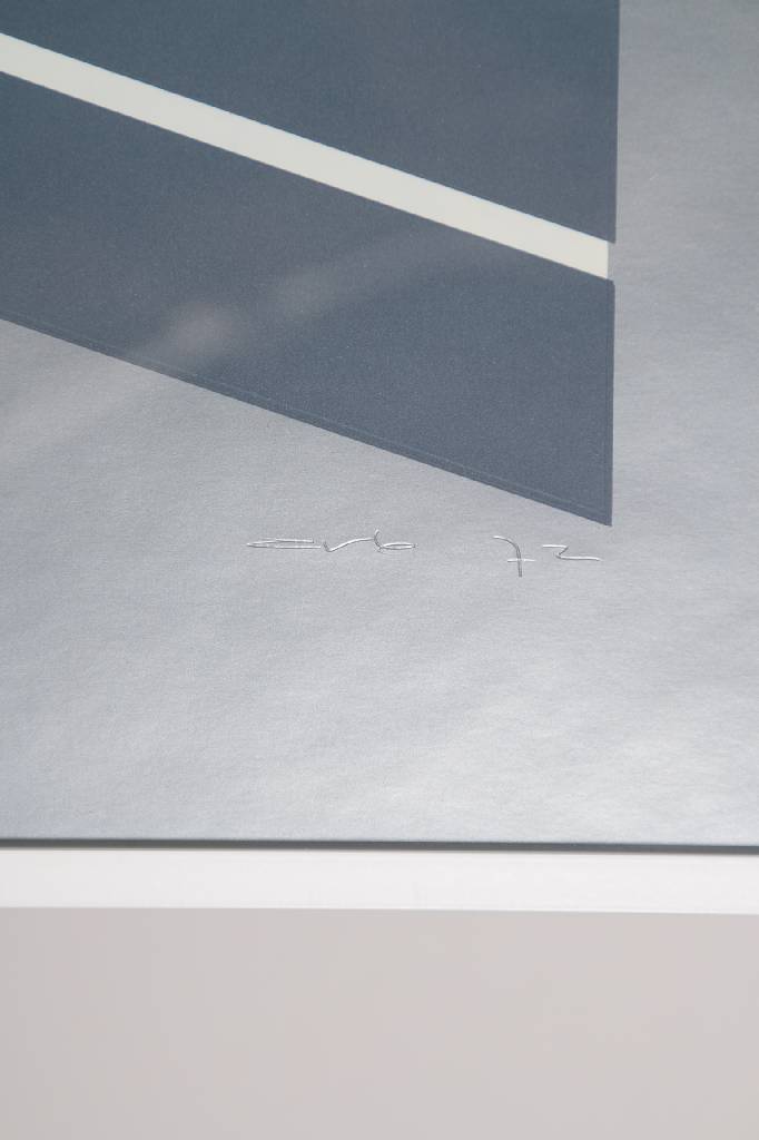 Detail a: Leo Erb, 1923-2012, Serigraphie, sign. und num. 46/50, dat. 72, ca. 64,5x49,5 cm, unter Glas gerahmt
