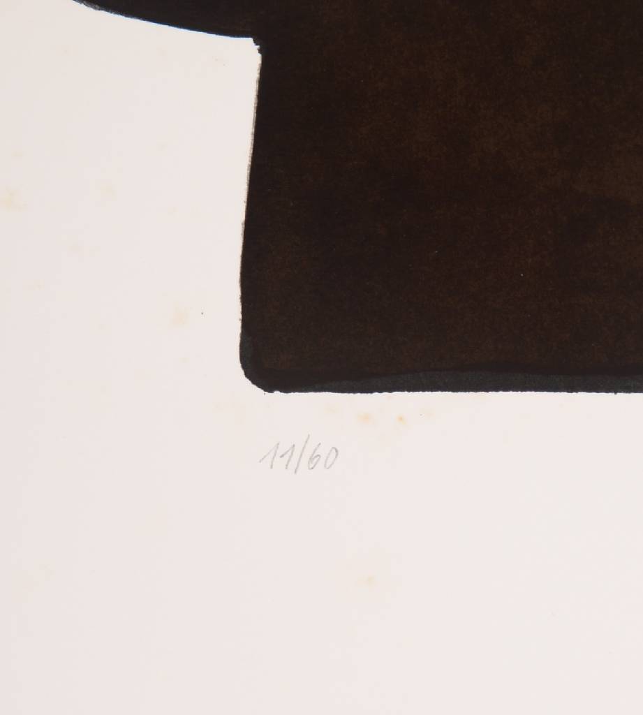 Detail b: Tomi Ungerer, geb. 1931, Herr Motschker, Siebdruck, 1989, signiert und nummeriert 11/60, Blattgr. ca. 76x58 cm, leicht fleckig