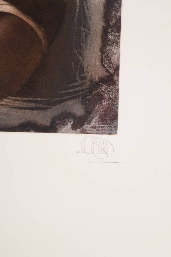 Detail a: Willi Kissmer, geb. 1951 Duisburg, Farbradierung, Bindungen, signiert und nummeriert 41/199, betitelt, Platte ca. 42x28 cm, Blattgr. ca. 65x50 cm, ...
