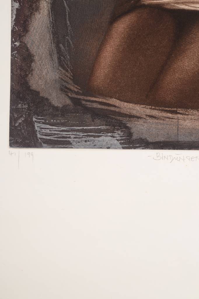 Detail b: Willi Kissmer, geb. 1951 Duisburg, Farbradierung, Bindungen, signiert und nummeriert 41/199, betitelt, Platte ca. 42x28 cm, Blattgr. ca. 65x50 cm, ...