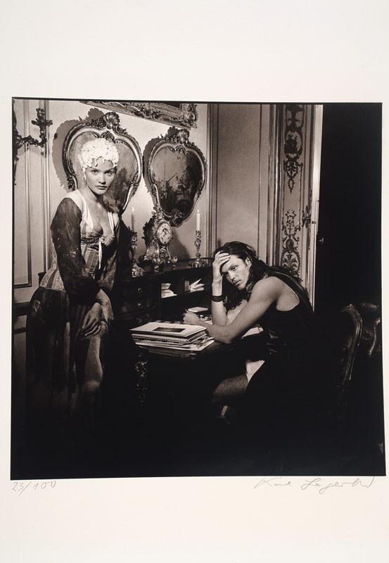 Karl Lagerfeld, geb. 1938, "Off the record", Vorzugsausgabe, Steidl Verlag Göttingen, herausgeg. von Uta Brandes, Umschlag: Claudia ...