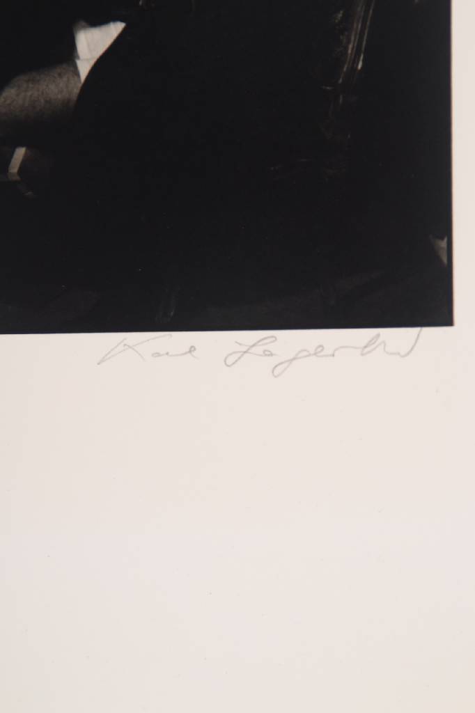 Detail a: Karl Lagerfeld, geb. 1938, "Off the record", Vorzugsausgabe, Steidl Verlag Göttingen, herausgeg. von Uta Brandes, Umschlag: Claudia ...