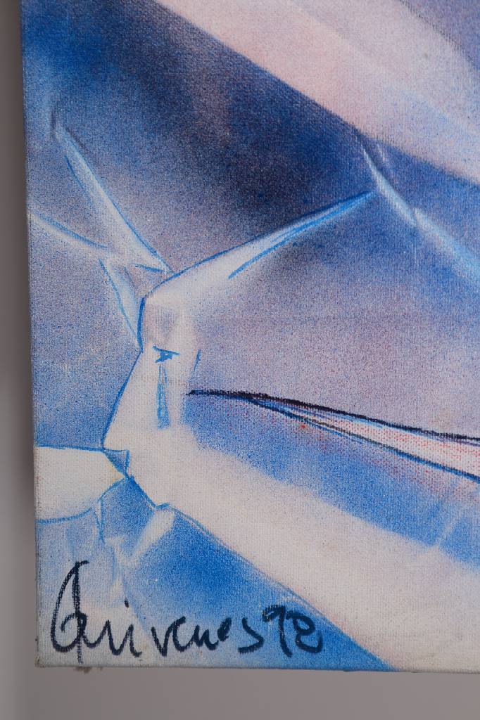 Detail a: George Mirenes, geb. 1956 Paris, Spaziergänger, Öl und Acryl auf Lwd, signiert,ca. 100x100cm