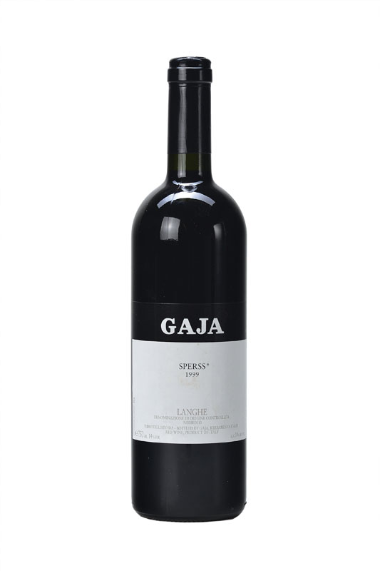 6 Flaschen 1999 Gaja Langhe Sperss, je top shoulder, je ca. 75 cl, unverkostet, sehr guter Erhaltungszustand, selten im Angebot, CellarTracker 94/100