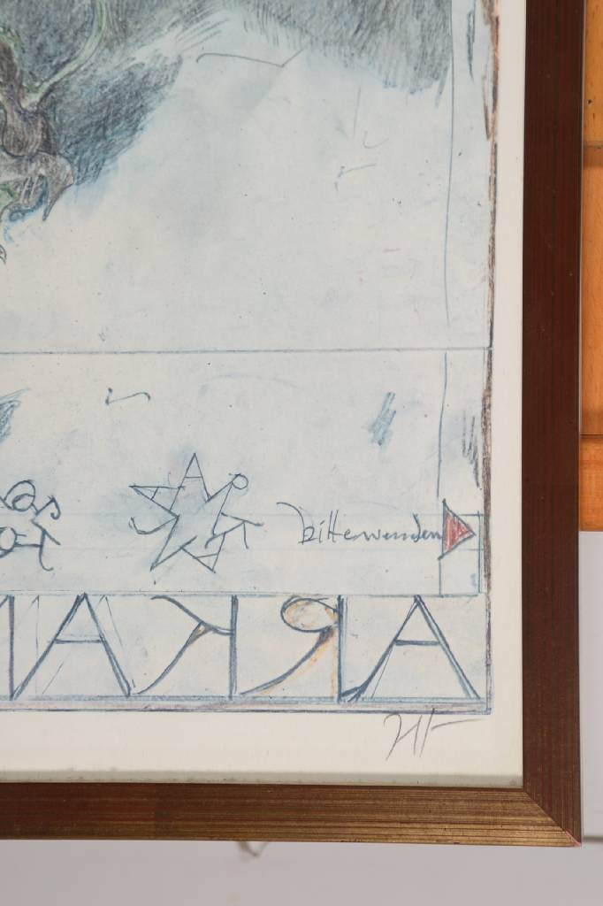 Detail a: Horst Janssen, 1929-1995, Konvolut aus zwei Farboffsets, Stillleben, je sign., Blattgr. ca. 58x41 cm, je unter Glas gerahmt