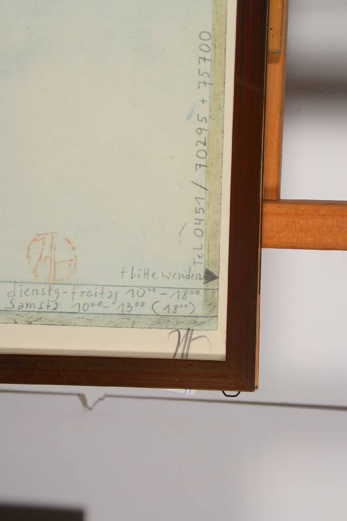 Detail c: Horst Janssen, 1929-1995, Konvolut aus zwei Farboffsets, Stillleben, je sign., Blattgr. ca. 58x41 cm, je unter Glas gerahmt