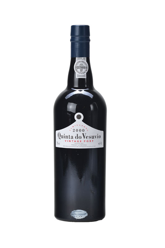5 Flaschen 2000 Symington's Quinta Do Vesuvio Vintage Port, je ca. 75 cl, into neck, unverkostet, 2002 in die Flasche abgefüllt, Wine Spectator ...