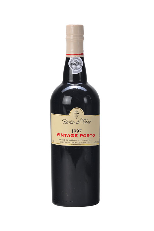10 Flaschen 1997 Barao de Vilar, Vintage Porto, je ca. 75 cl, into neck, abgefüllt von Barao de Vilar-Vinhos S.A, importiert von The Jaydor ...