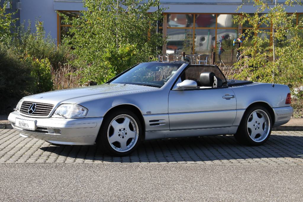 Detail a: Mercedes-Benz SL 320 R 129, EZ 05.1999, Laufleistung ca. 129.500 km, 165 kW/ 224 PS, 5-Gang Automatikgetriebe, silber, Vollleder schwarz, inkl. ...