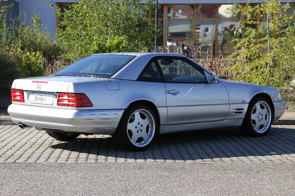 Detail f: Mercedes-Benz SL 320 R 129, EZ 05.1999, Laufleistung ca. 129.500 km, 165 kW/ 224 PS, 5-Gang Automatikgetriebe, silber, Vollleder schwarz, inkl. ...