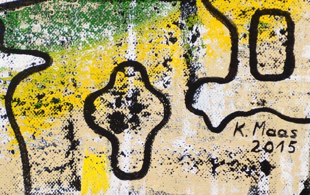 Detail a: Karin Maas, geb. 1952, Ausstellungen im In- und Ausland, Eintrag im Art3 150 Europäische Künstler-Katalog, von Fachjuroren für den Kitz Art Award ...