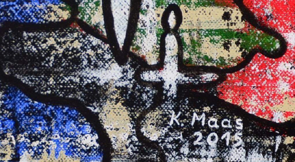 Detail a: Karin Maas, geb. 1952, Ausstellungen im In- und Ausland, Eintrag im Art3 150 Europäische Künstler-Katalog, von Fachjuroren für den Kitz Art Award ...