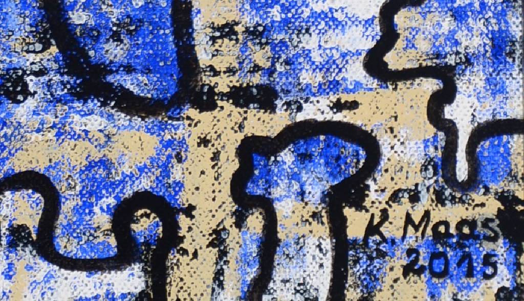 Detail a: Karin Maas, geb. 1952, Ausstellungen im In- und Ausland, Eintrag im Art3 150 Europäische Künstler-Katalog, von Fachjuroren für den Kitz Art Award ...