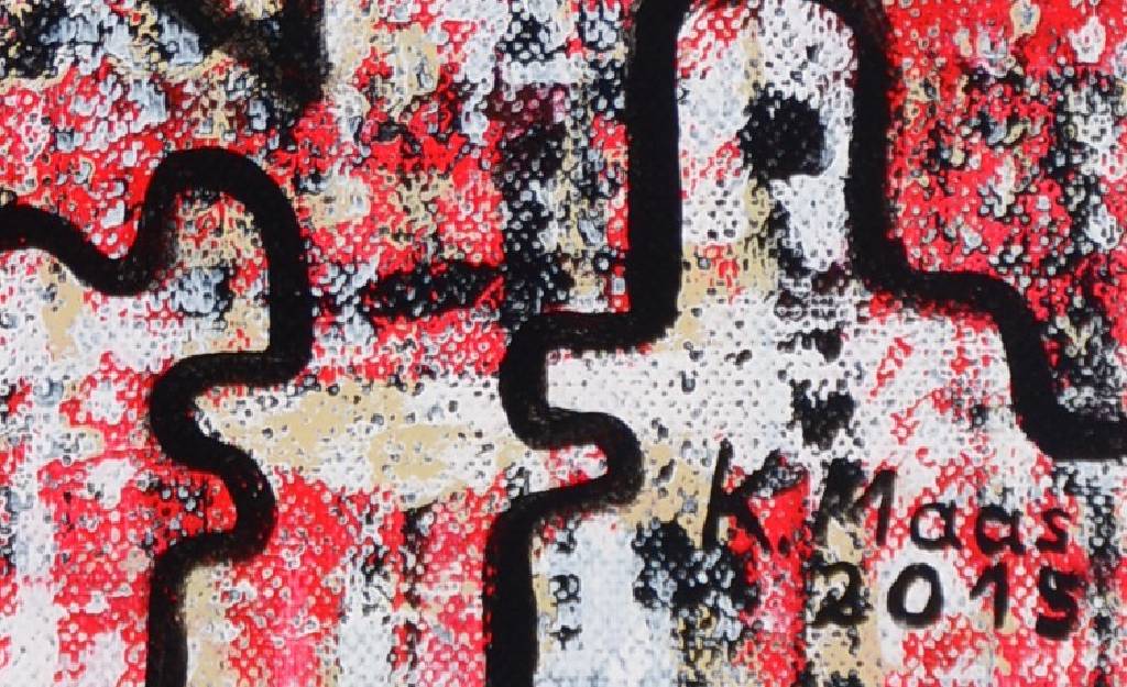 Detail a: Karin Maas, geb. 1952, Ausstellungen im In- und Ausland, Eintrag im Art3 150 Europäische Künstler-Katalog, von Fachjuroren für den Kitz Art Award ...