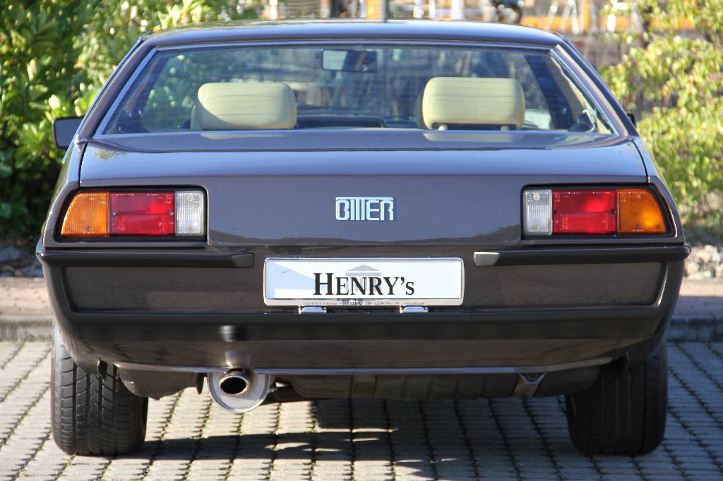 Detail e: Bitter SC Coupé, EZ 04.1982, Laufleistung ca. 66.000 km abgelesen, H-Zulassung, 132 kW/ 180 PS, 6-Zylinder, Automatikgetriebe, braun metallic, ...