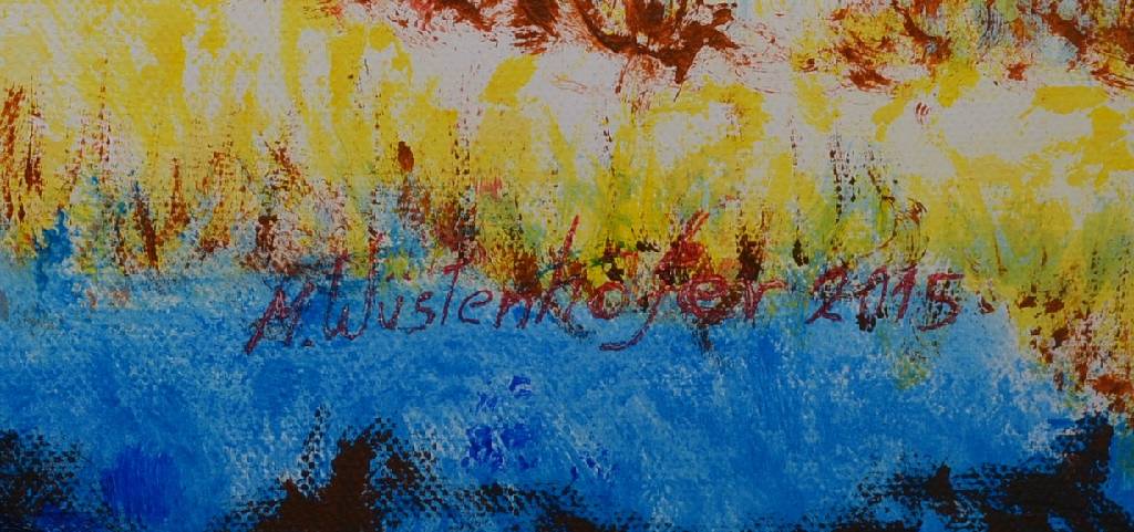 Detail a: Markus Wüstenhöfer, geb. 1971 Mannheim, zahlreiche regionale Ausstellungen, z.B. Diakonissen-Krankenhaus Mannheim-Lindenhof, seit 26 Jahren aktiv, ...
