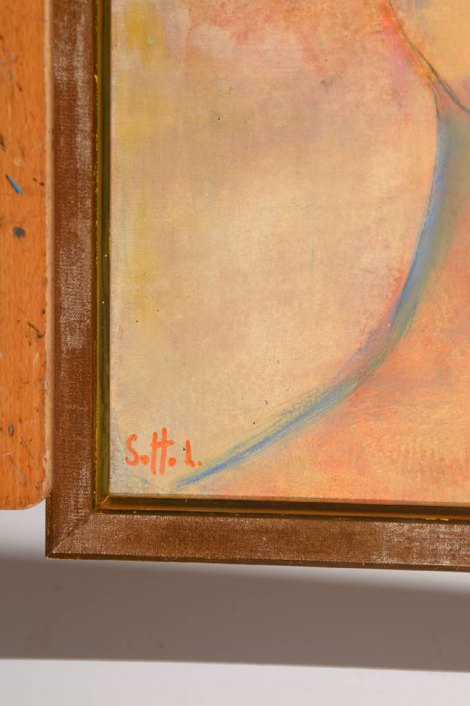 Detail a: Lucien Sotto, zeitgen. Künstler, Mädchenporträt, Öl/Lwd, li. u. sign., ca. 50x40 cm, Rahmen