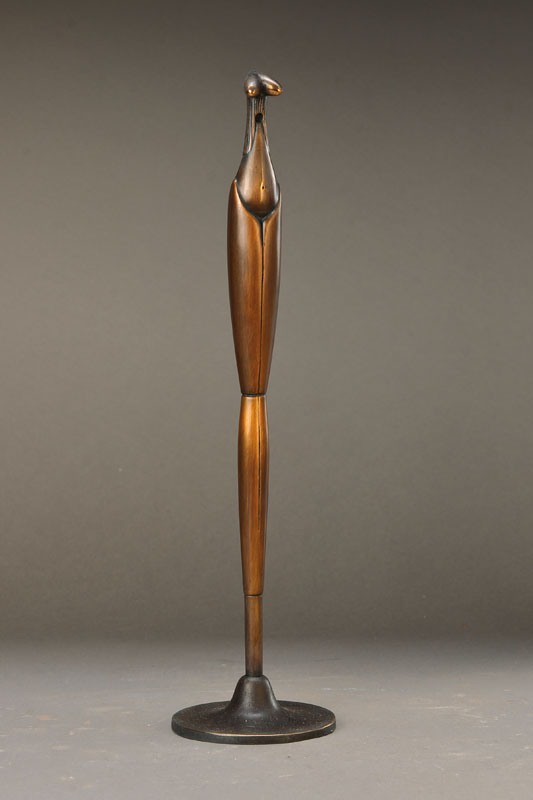 Paul Wunderlich, 1927-2010, Stele des Salomo, Bronze, signiert und nummeriert 450/1250, H. ca. 39 cm